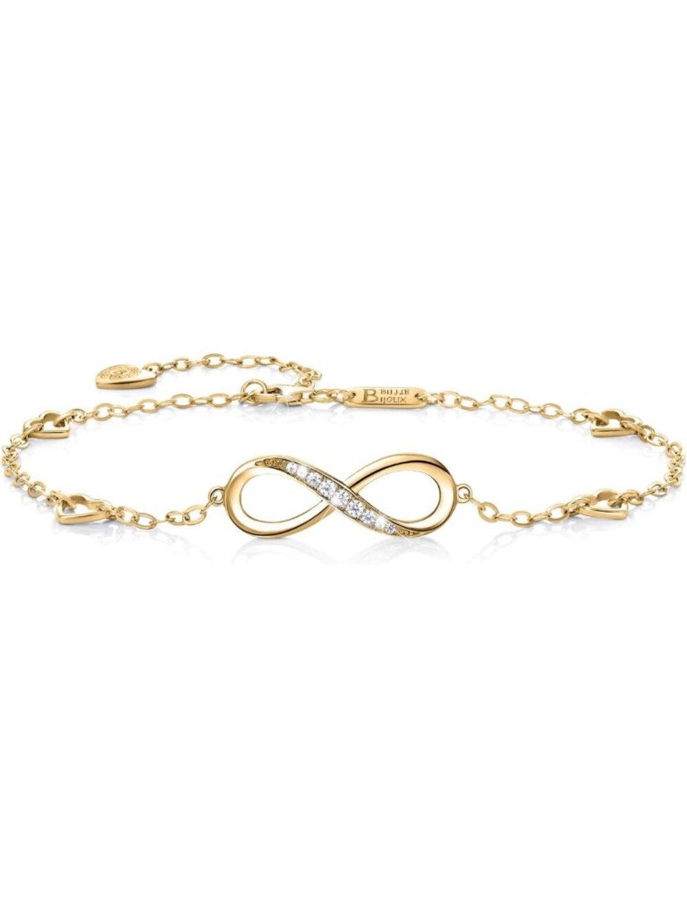 Sterling Silver Infinity Anklet Bracelet for Women - Elegant 925 Jewelry
